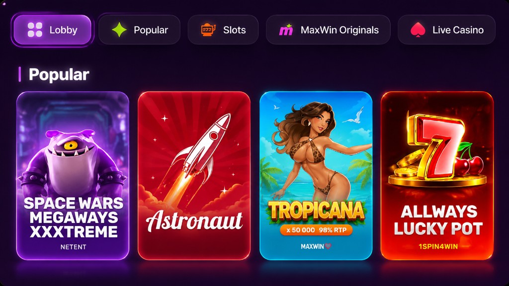 Juegos populares de MaxWin